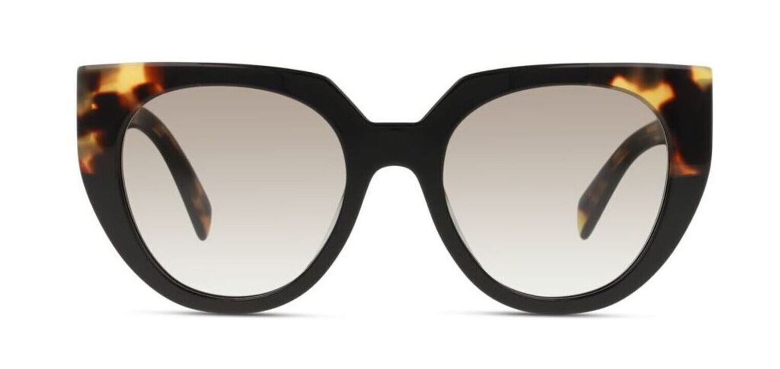 Lunettes de soleil Prada Papillon 0PR 14WS Havana pour Femme