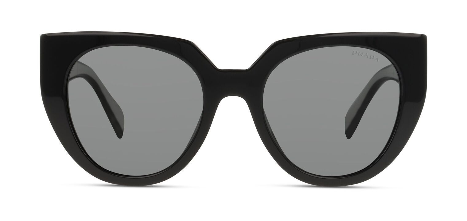 Prada Cat Eye Sunglasses 0PR 14WS Black for Woman