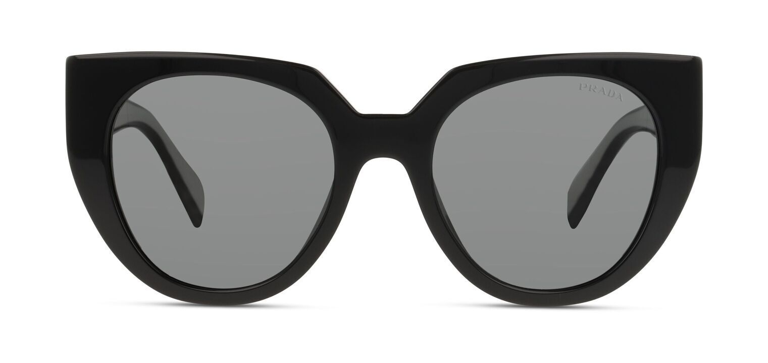 Prada Schmetterling Sonnenbrillen 0PR 14WS Schwarz für Damen