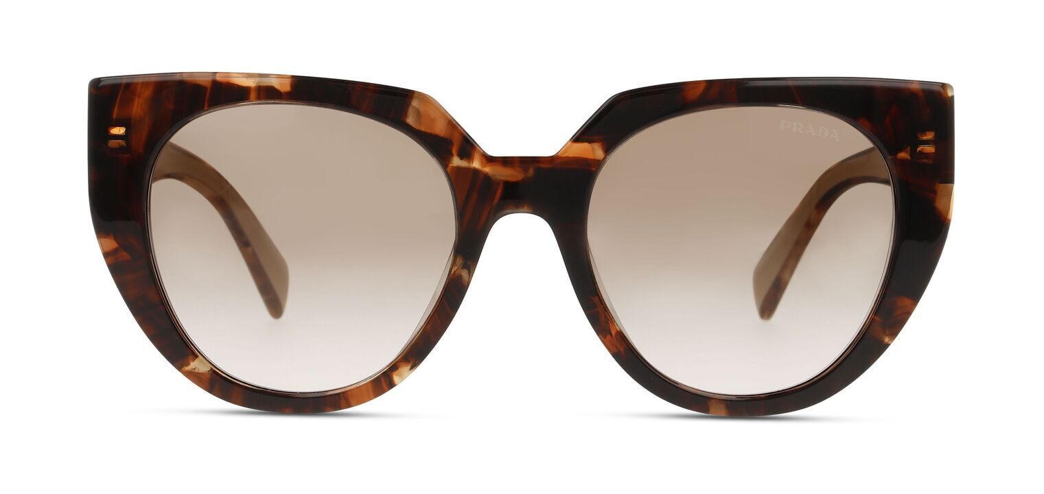 Prada Schmetterling Sonnenbrillen 0PR 14WS Schildpatt für Dame