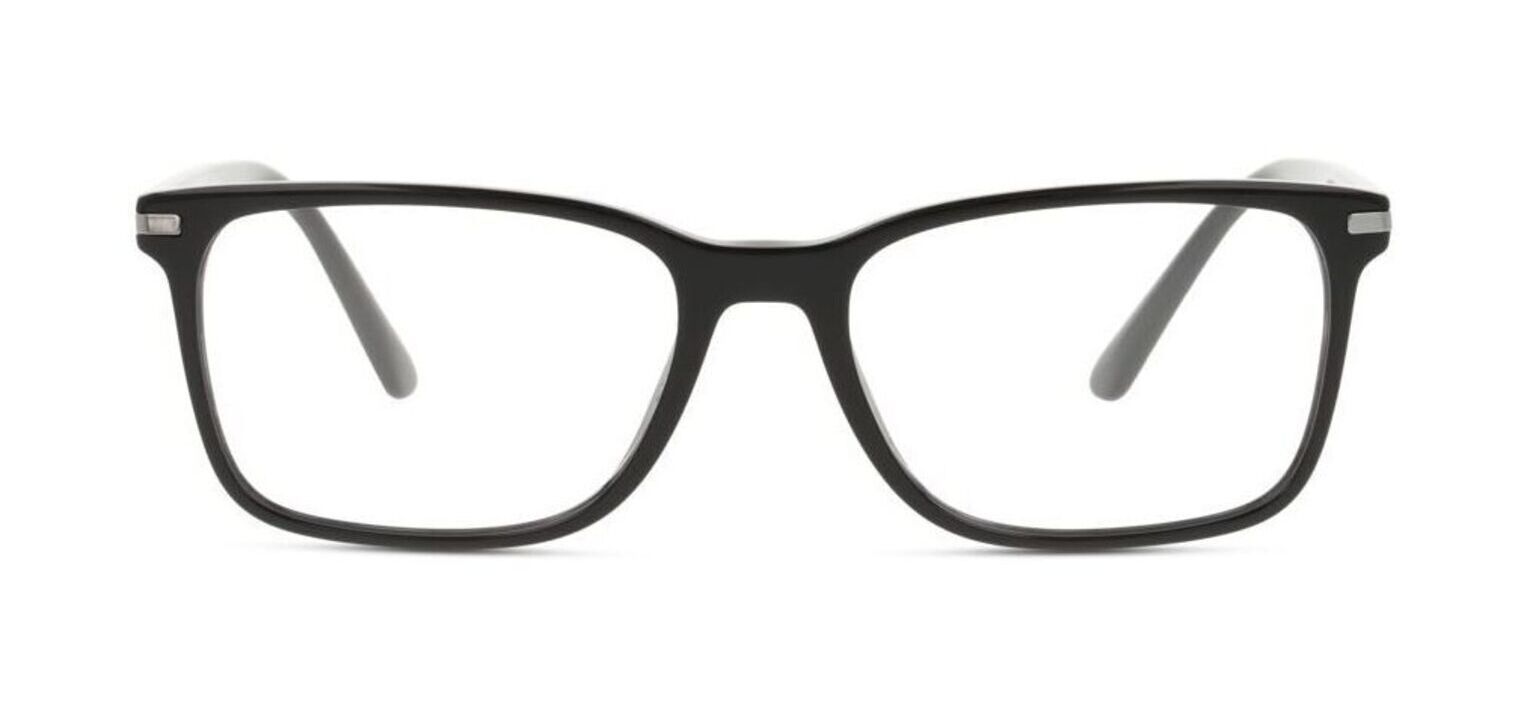 Lunettes de vue Prada Rectangle 0PR 14WV Noir pour Homme