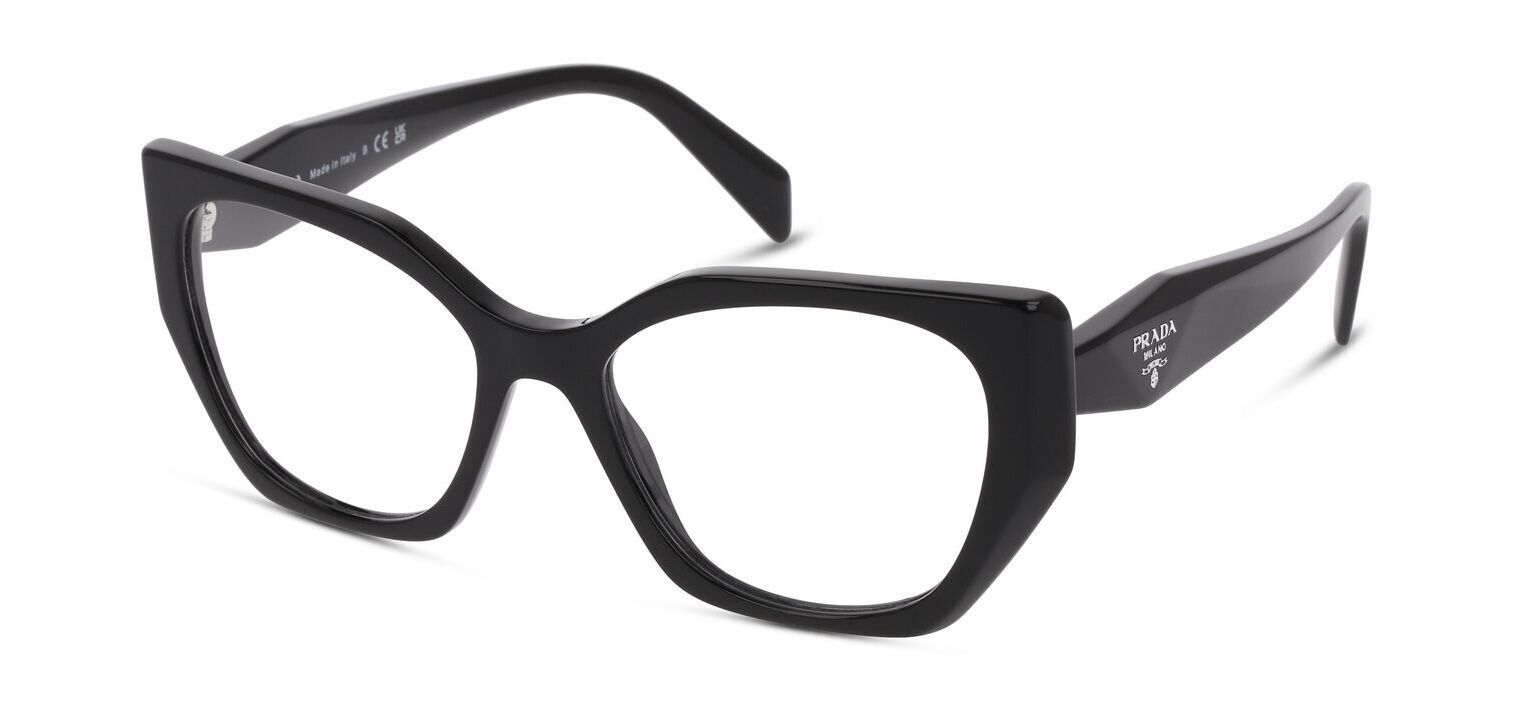 Lunettes de vue Prada Papillon 0PR 18WV Noir pour Femme