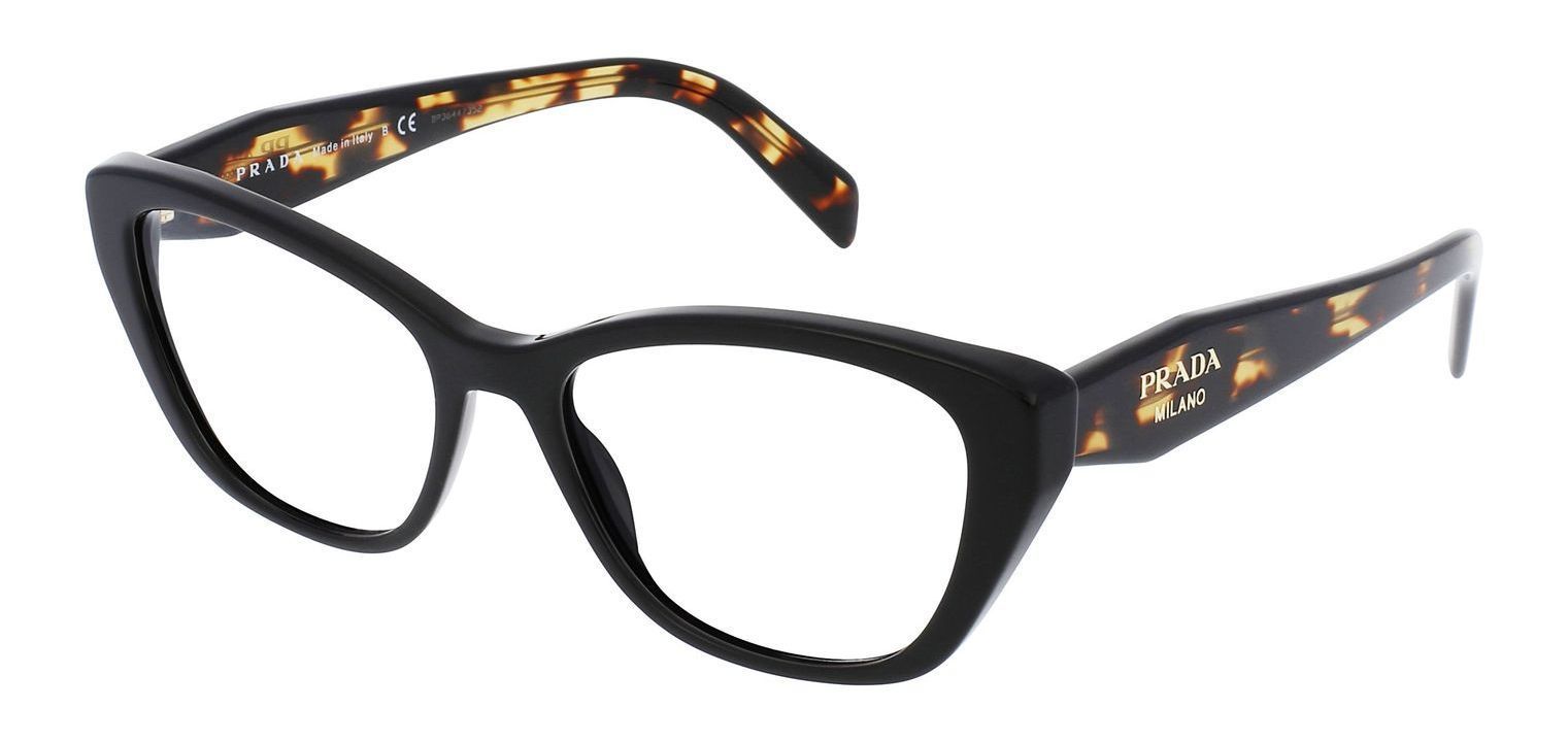 Lunettes de vue Prada Papillon 0PR 19WV Noir pour Femme