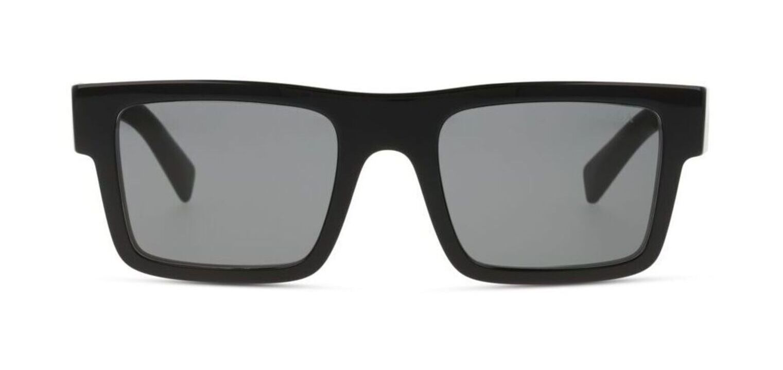 Prada Rectangle Sunglasses 0PR 19WS Black for Man