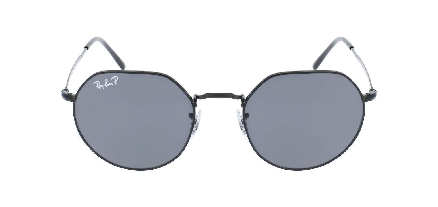 Ray-Ban Oval Sunglasses 0RB3565 Black for Unisex