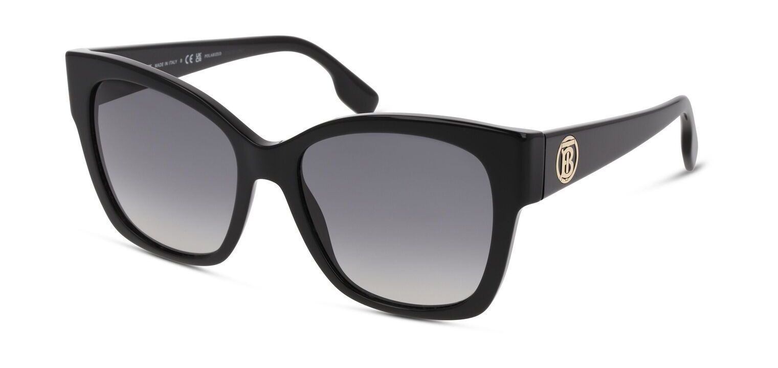 Burberry Schmetterling Sonnenbrillen 0BE4345 Schwarz für Dame