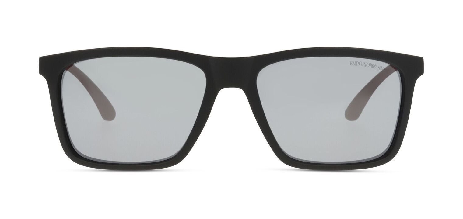 Emporio Armani Rechteckig Sonnenbrillen 0EA4170 Mattschwarz für Herren