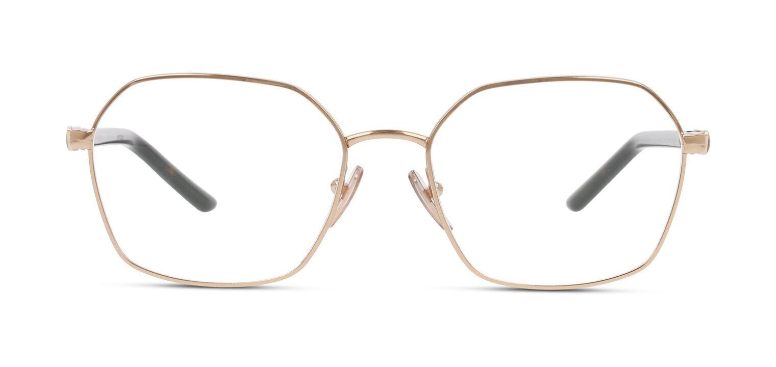 Prada Rechteckig Brillen 0PR 55YV Rosa für Dame