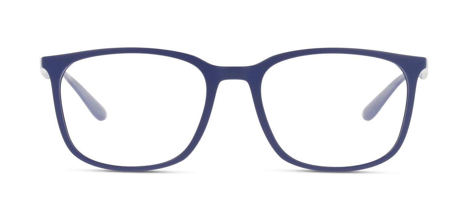 Ray-Ban Rechteckig Brillen 0RX7199 Blau für Herr-Dame