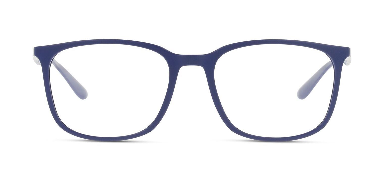 Ray-Ban Rechteckig Brillen 0RX7199 Blau für Damen/Herren