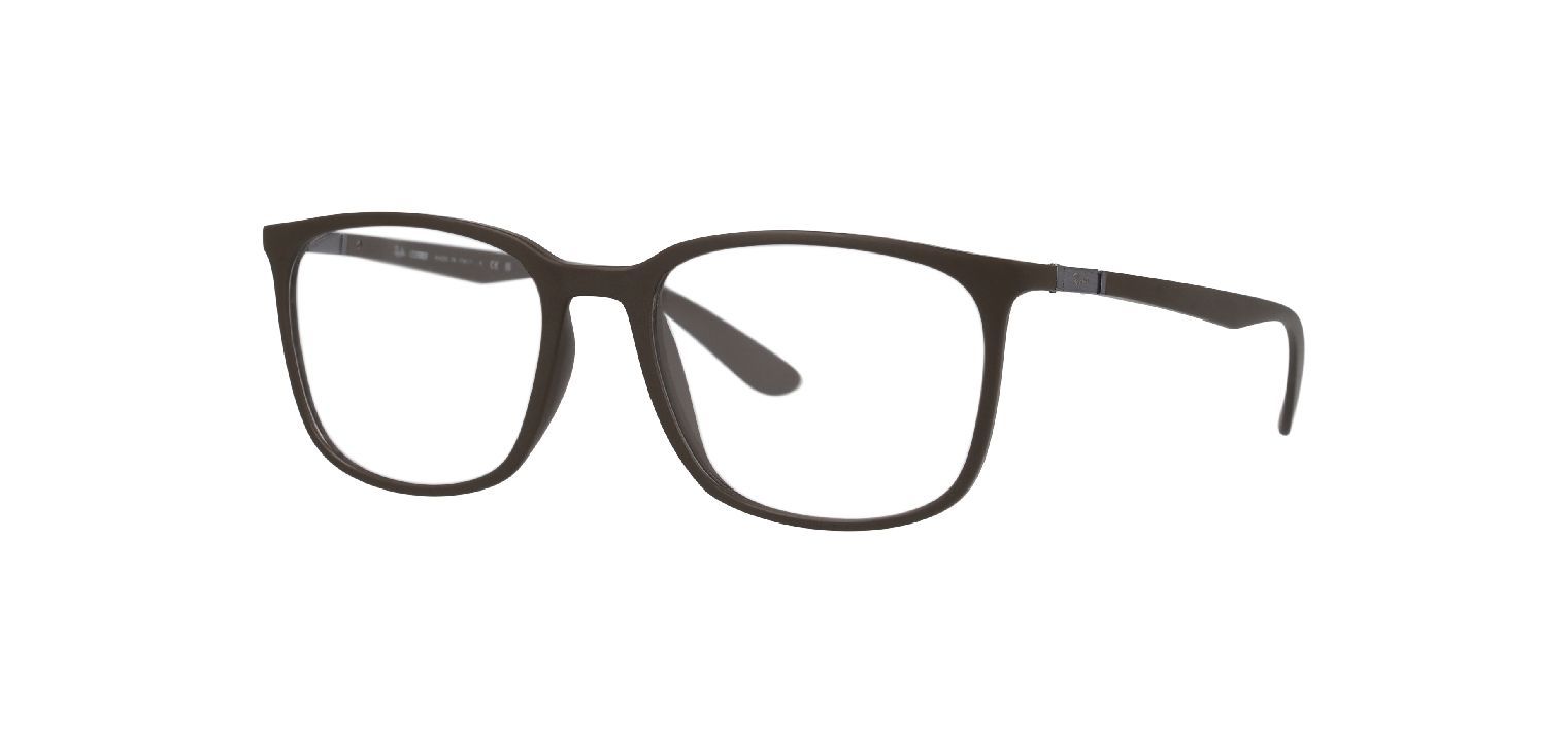 Ray-Ban Rechteckig Brillen 0RX7199 Braun für Damen/Herren