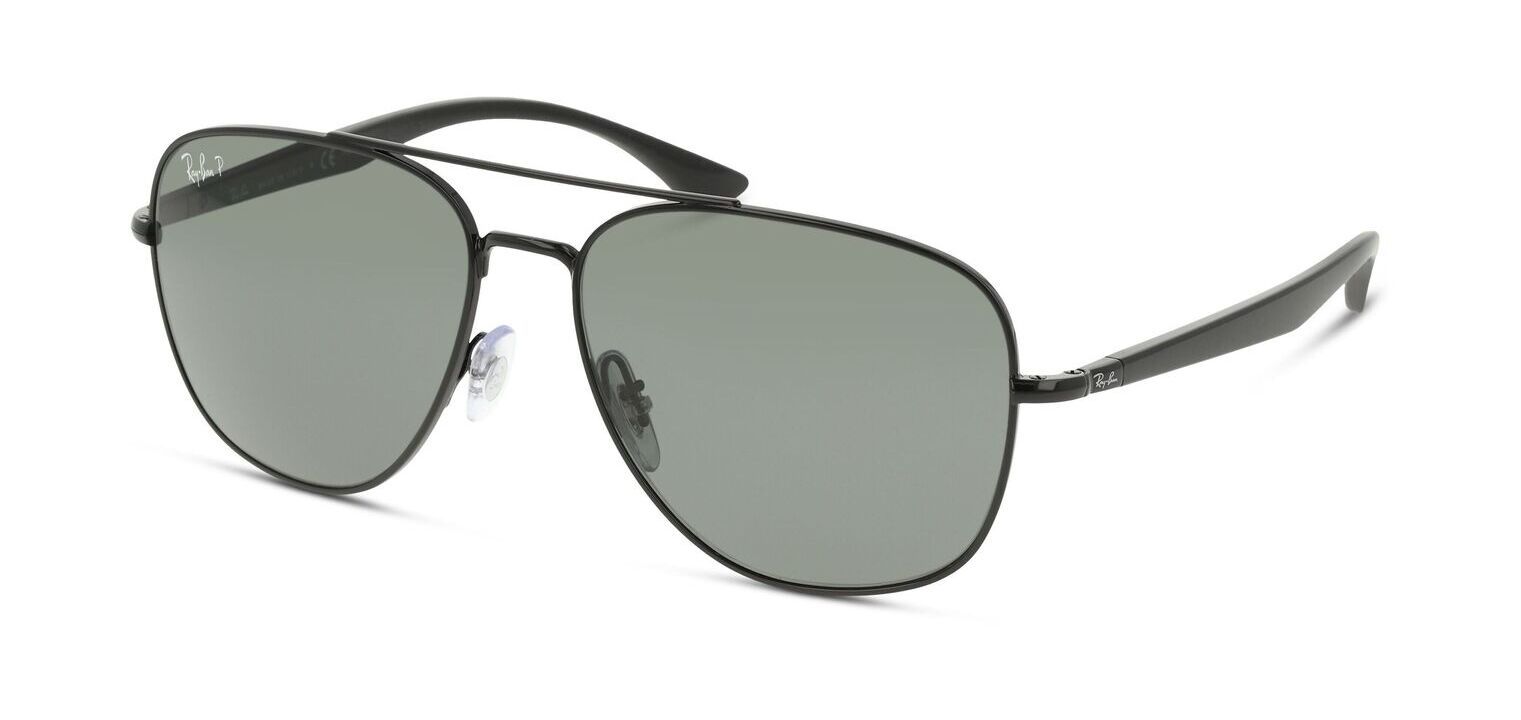 Ray-Ban Pilot Sunglasses 0RB3683 Black for Unisex