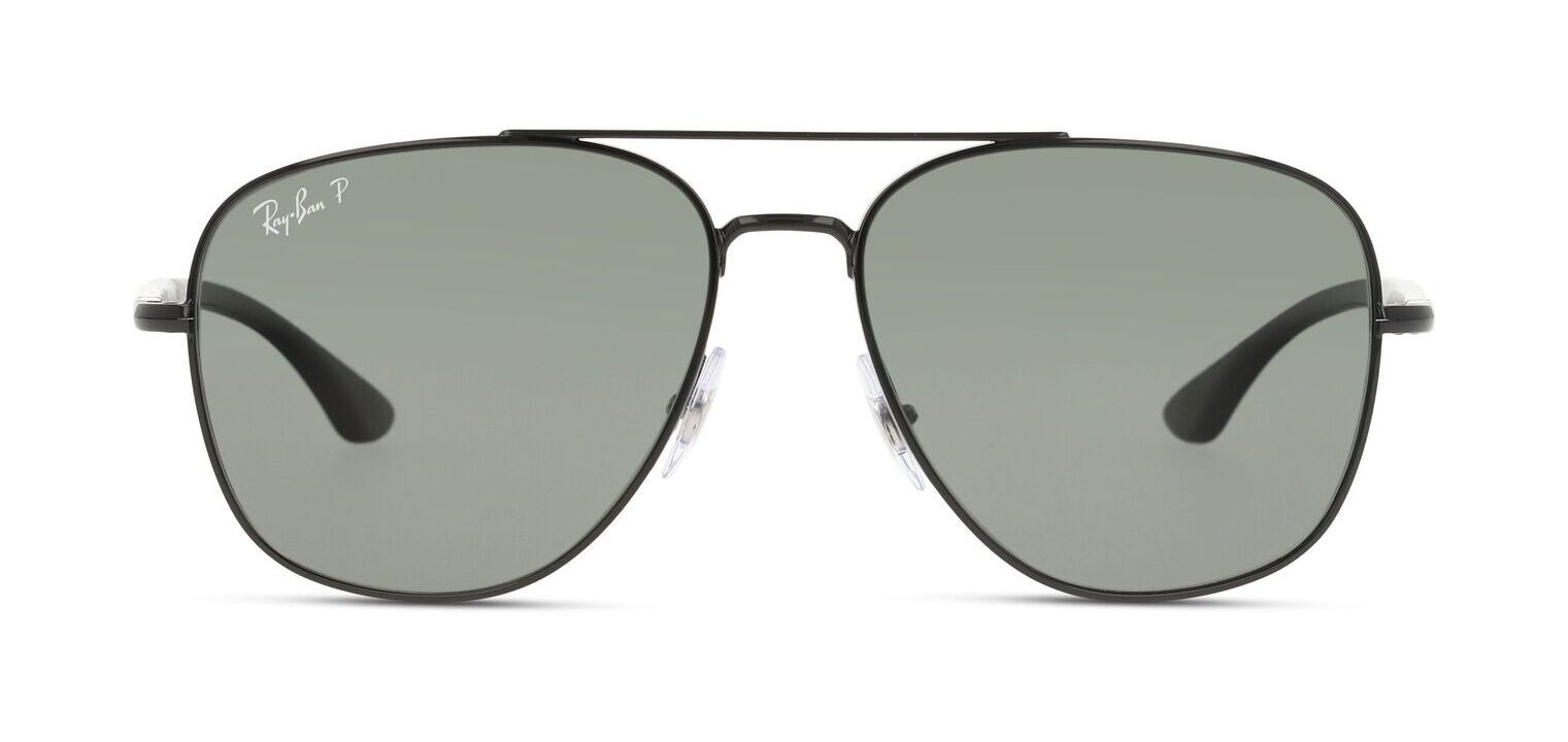 Ray-Ban Pilot Sunglasses 0RB3683 Black for Unisex