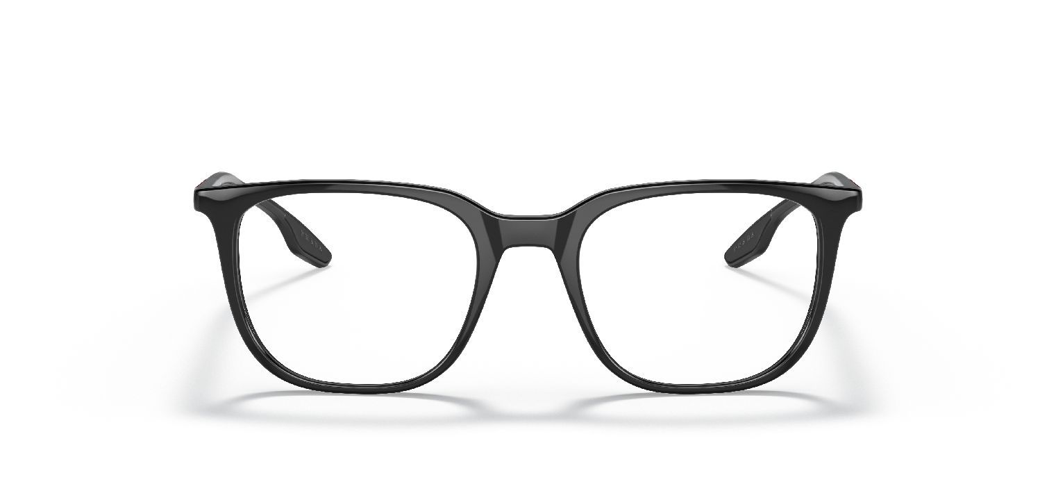Prada Linea Rossa Rechteckig Brillen 0PS 01OV Schwarz für Herren