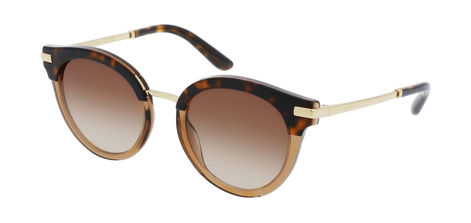 Dolce & Gabbana Rund Sonnenbrillen 0DG4394 Braun für Damen