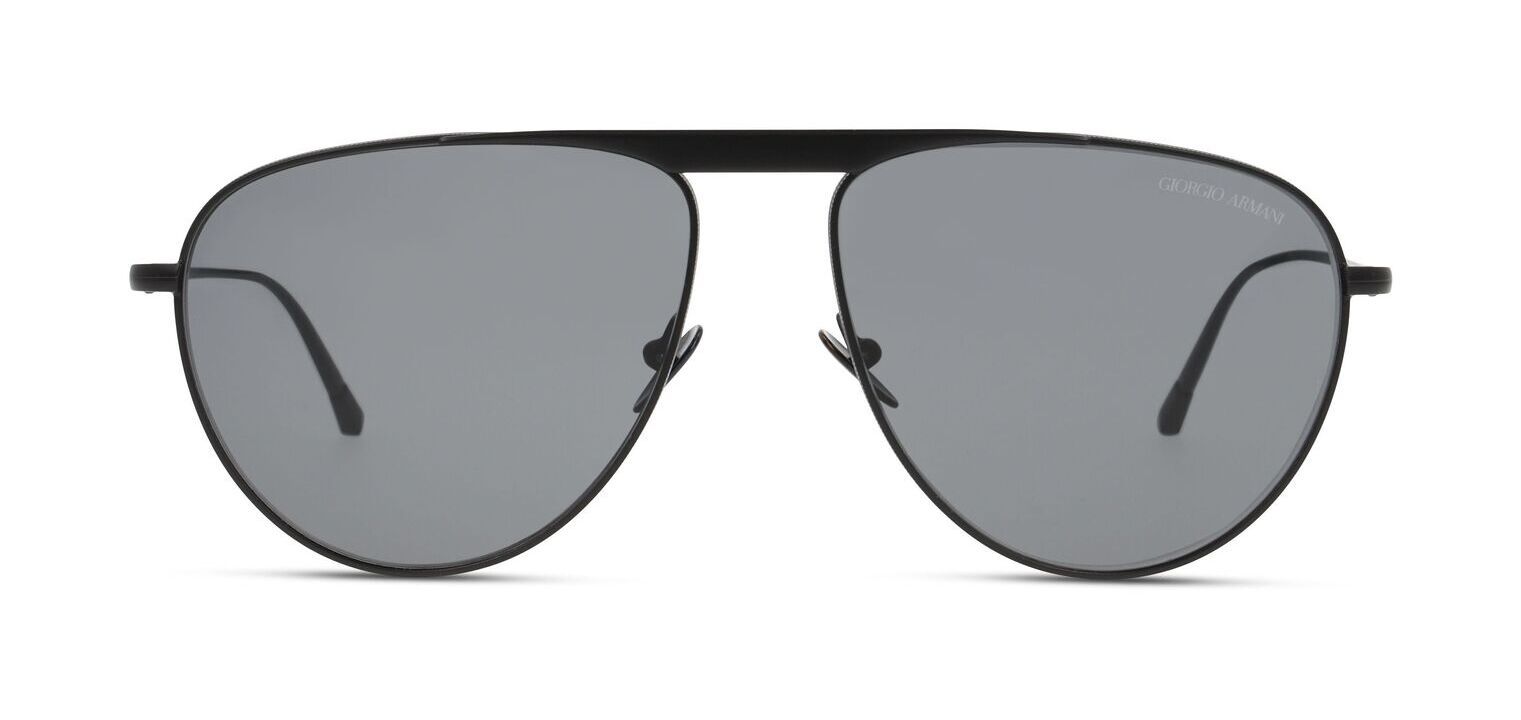 Giorgio Armani Aviator Sonnenbrillen 0AR6131 Mattschwarz für Herren