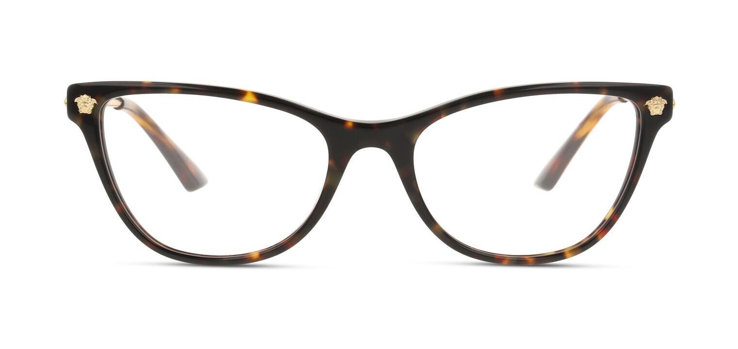 Versace Cat Eye Eyeglasses 0VE3309 Havana for Woman