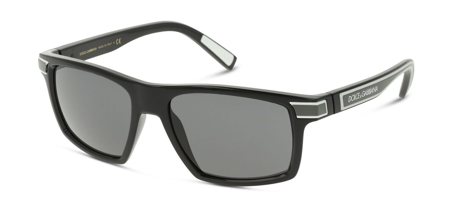 Dolce & Gabbana Rechteckig Sonnenbrillen 0DG6160 Schwarz für Herr