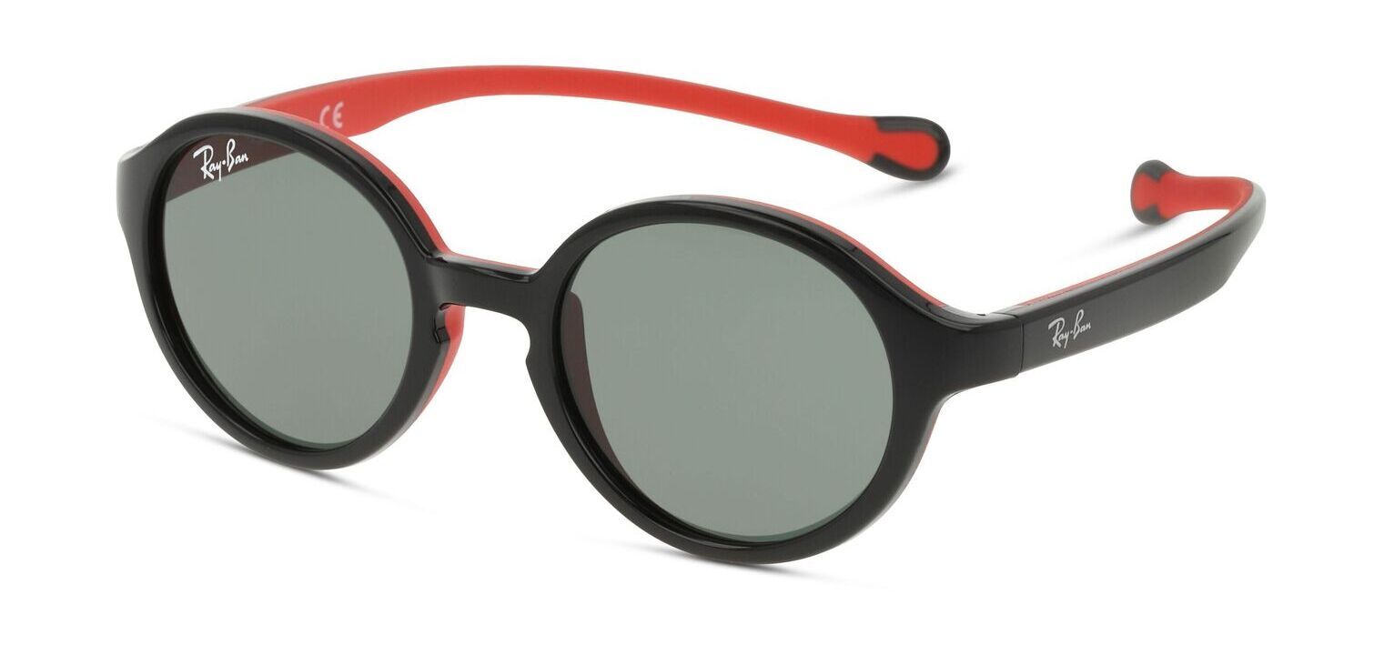 Lunettes de soleil Ray-Ban Ronde 0RJ9075S Noir pour Enfant