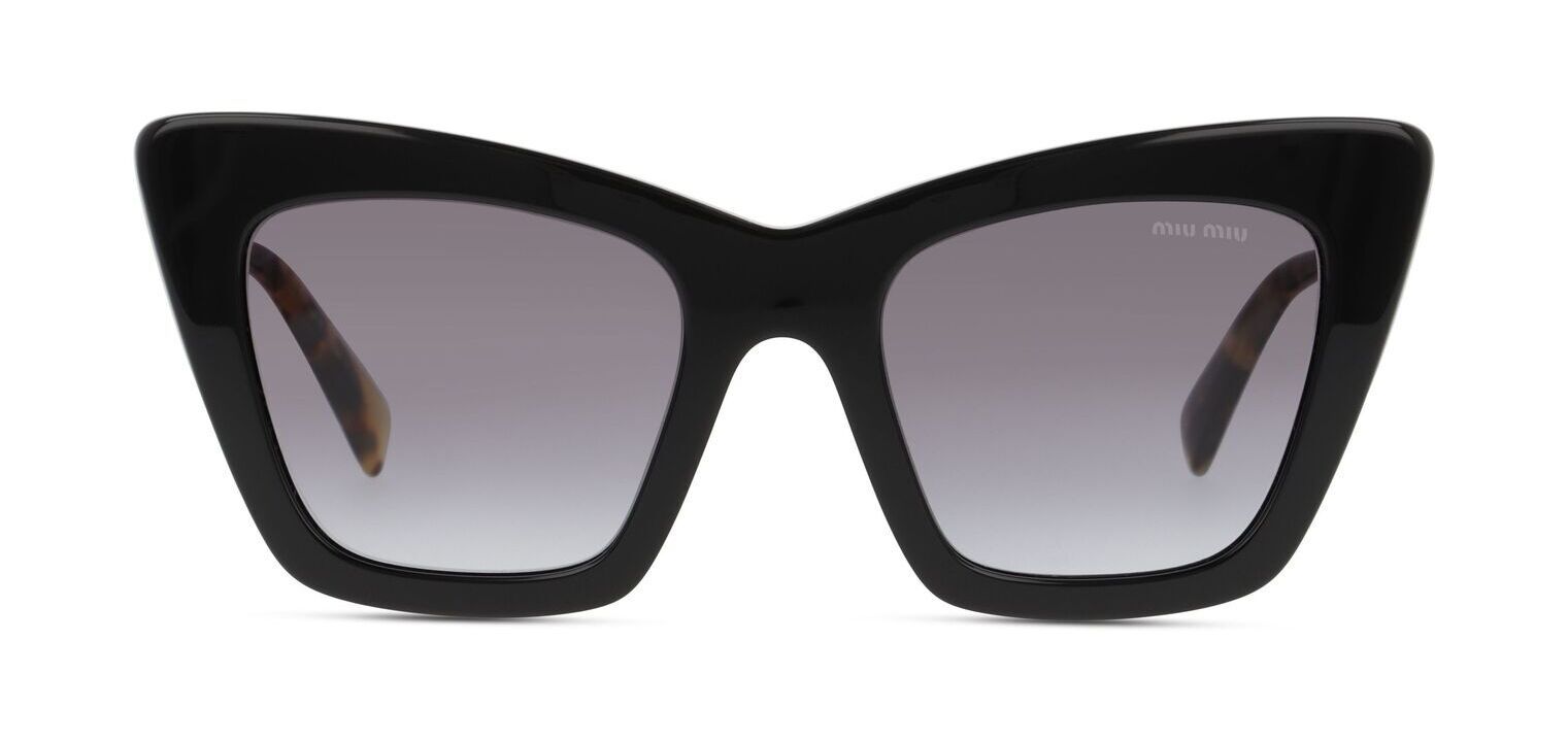 Miu Miu Cat Eye Sunglasses 0MU 01WS Black for Woman