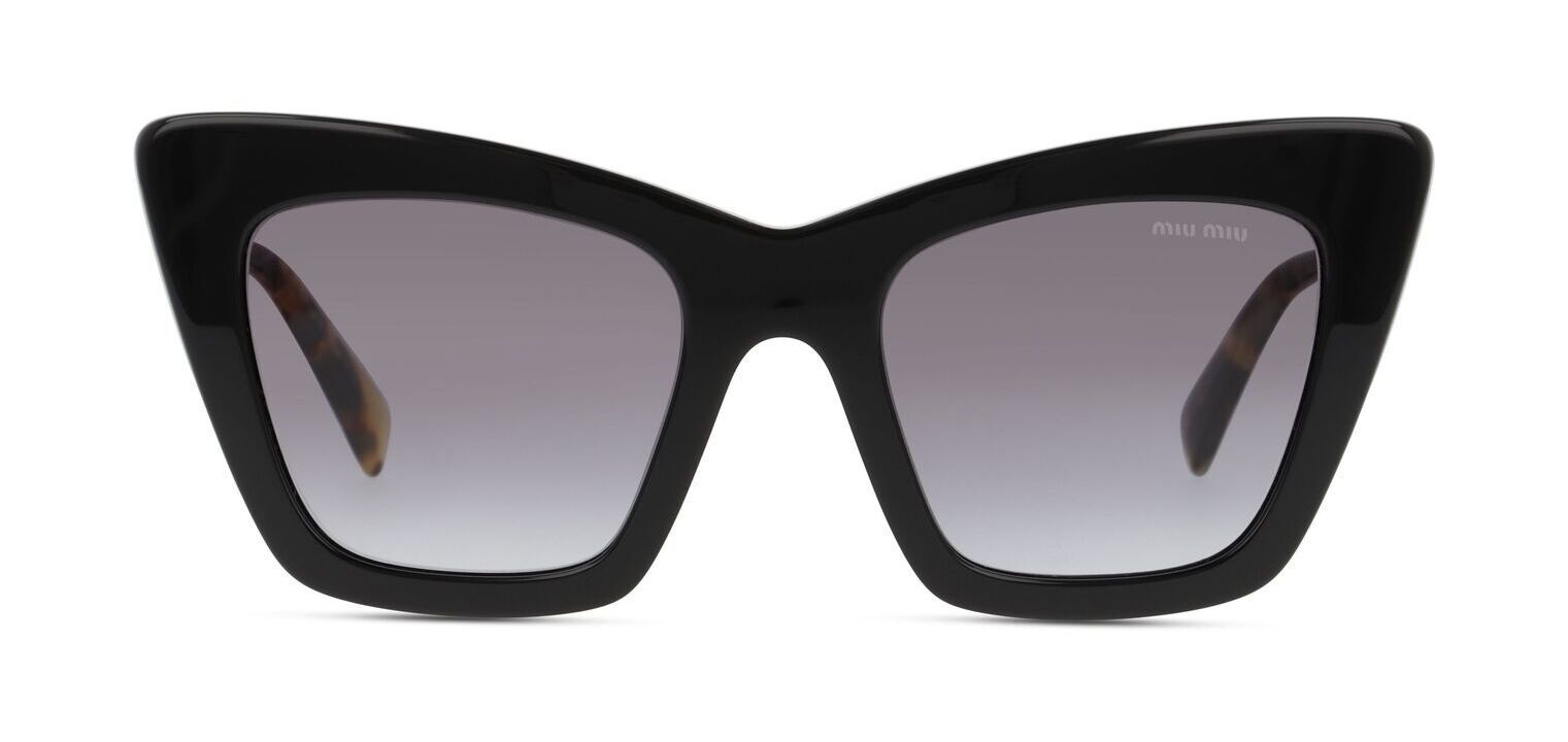 Miu Miu Schmetterling Sonnenbrillen 0MU 01WS Schwarz für Damen