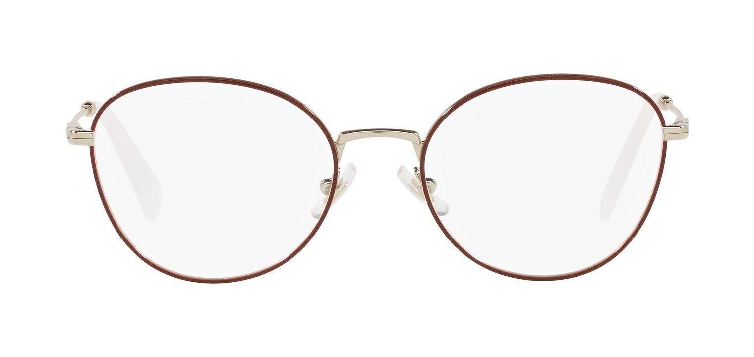 Miu Miu Rund Brillen 0MU 50UV Rot für Dame