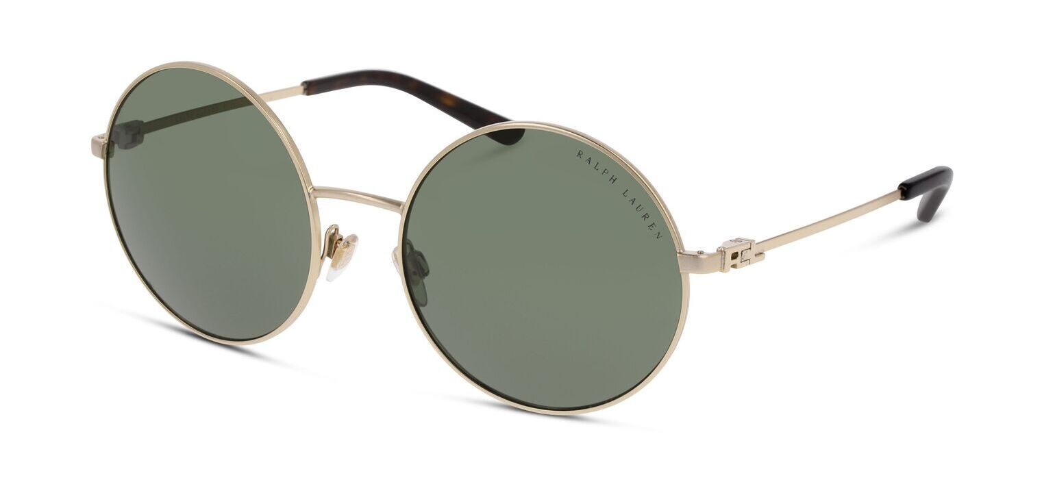 Lunettes de soleil Ralph Lauren Ronde 0RL7072 Doré pour Femme