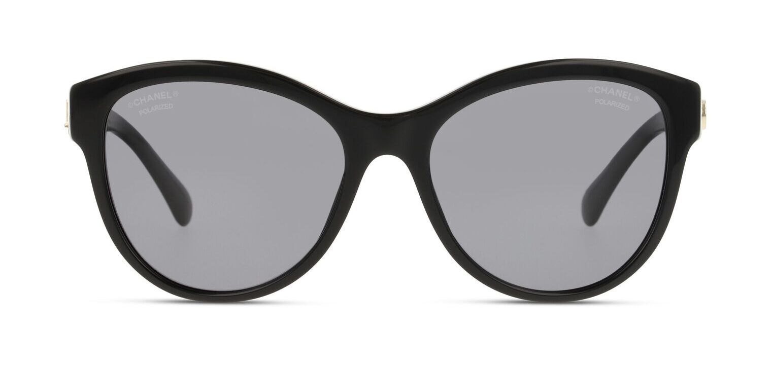 Chanel Oval Sonnenbrillen 0CH5458 Schwarz für Dame