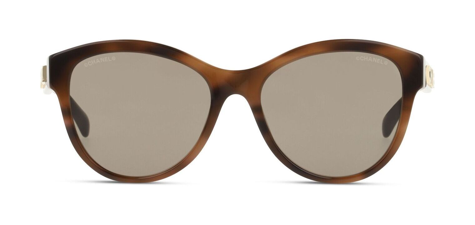 Chanel Oval Sonnenbrillen 0CH5458 Havana für Dame