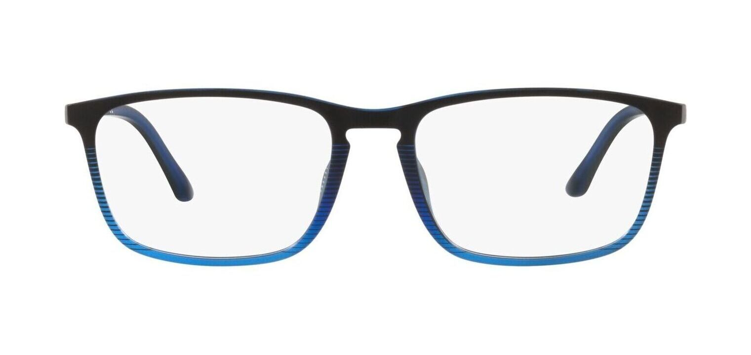 Philippe Starck Rechteckig Brillen 0SH3073 Blau für Herr