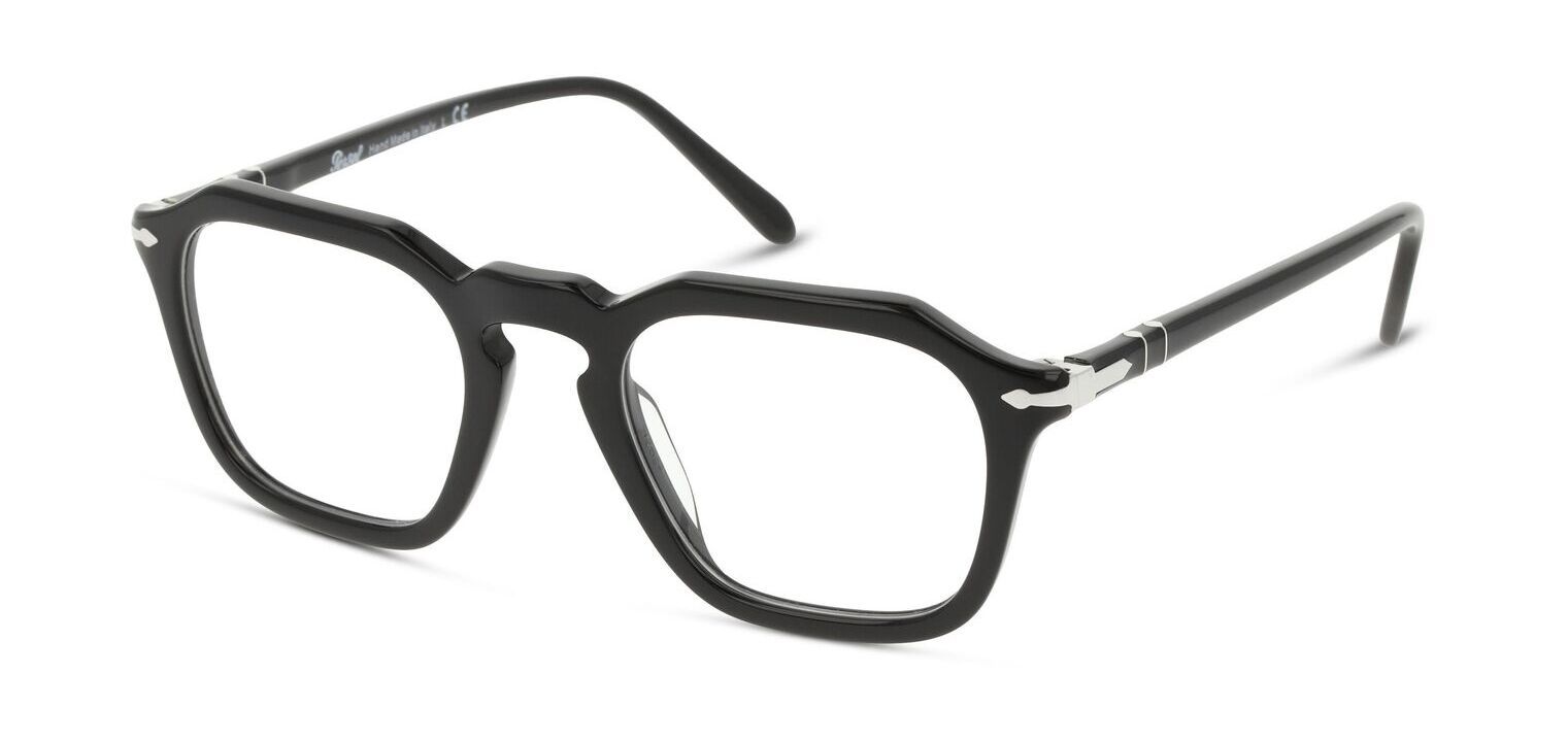 Persol Rechteckig Brillen 0PO3292V Schwarz für Herr