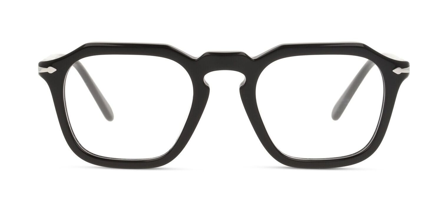 Persol Rechteckig Brillen 0PO3292V Schwarz für Herr