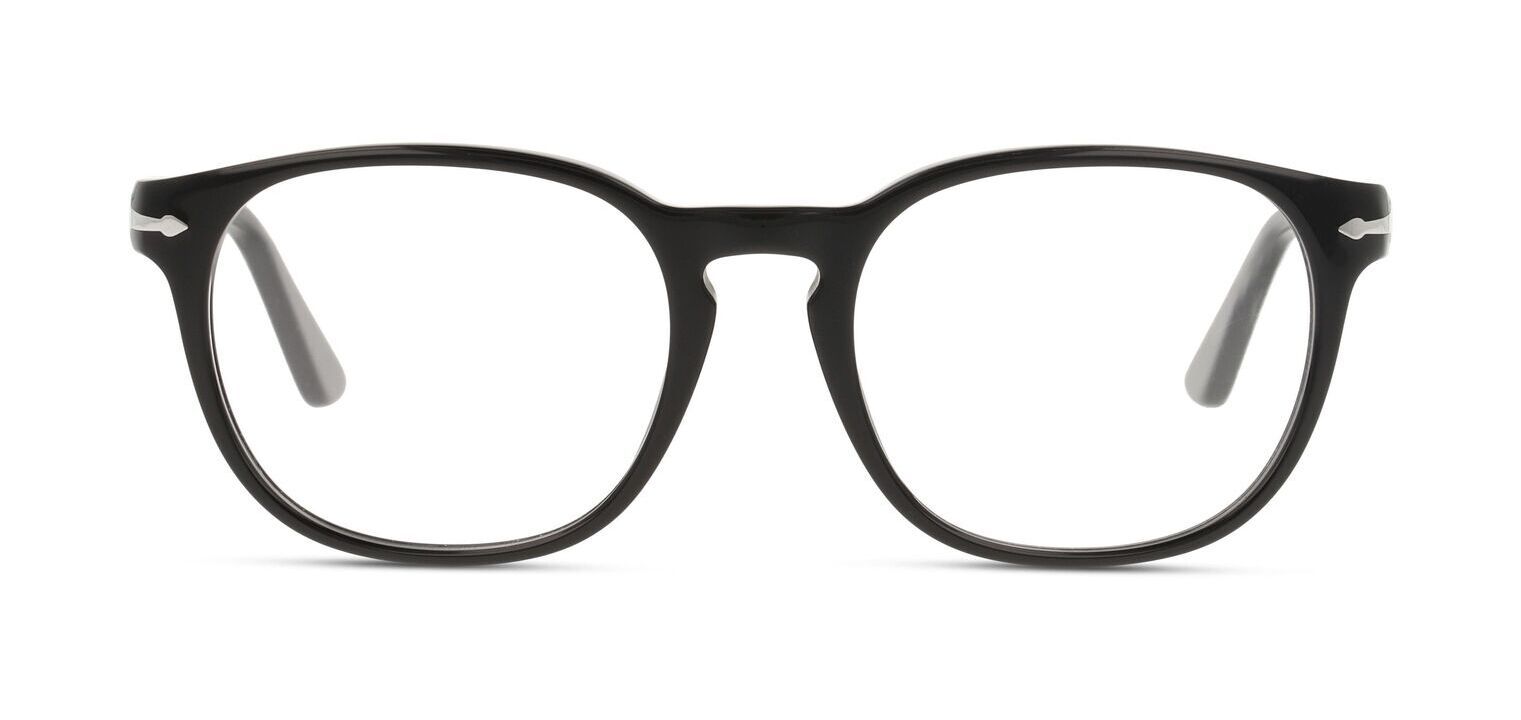 Persol Rechteckig Brillen 0PO3283V Schwarz für Herr