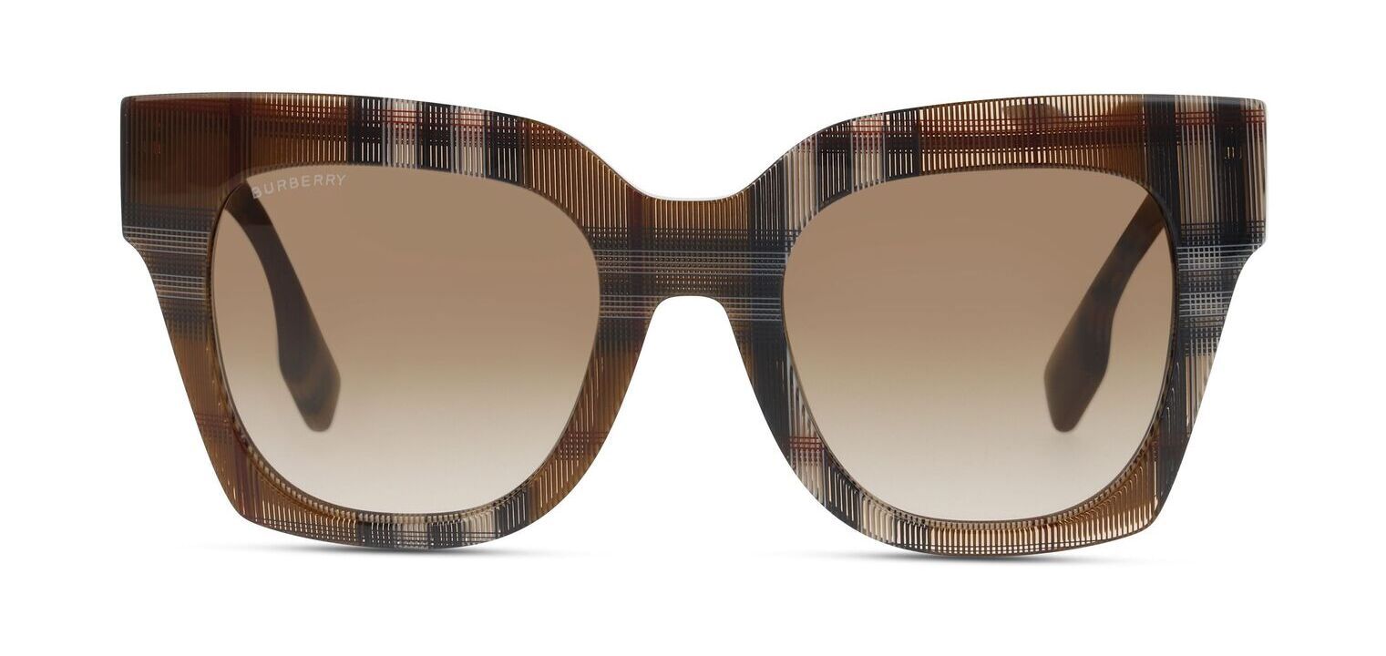 Burberry Rechteckig Sonnenbrillen 0BE4364 Braun für Damen