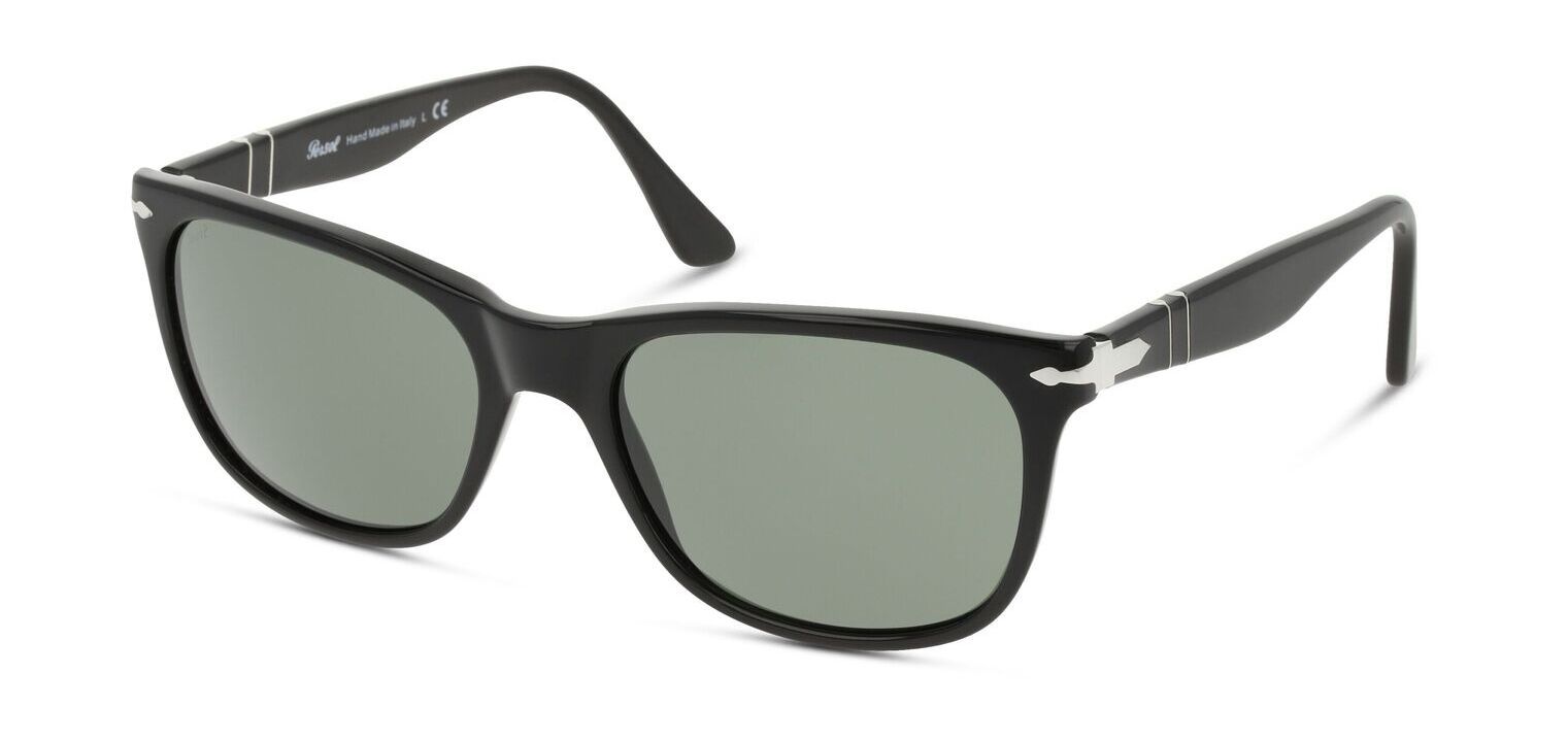 Persol Rechteckig Sonnenbrillen 0PO3291S Schwarz für Herren