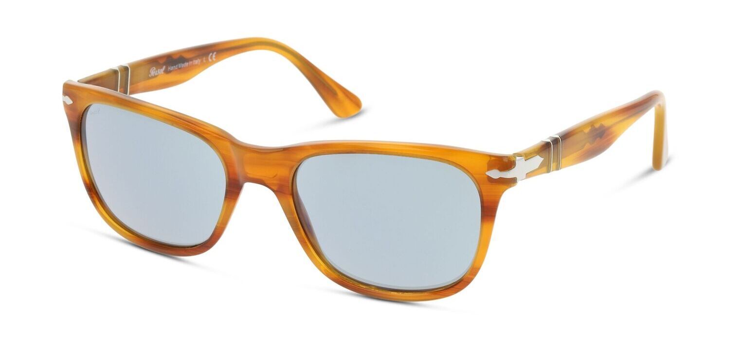 Lunettes de soleil Persol Rectangle 0PO3291S Marron pour Homme