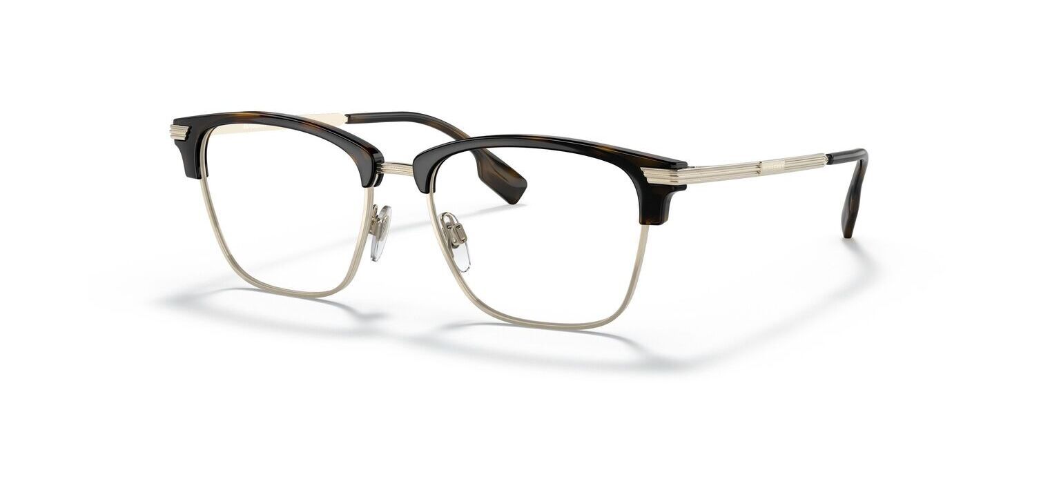 Lunettes de vue Burberry Rectangle 0BE2359 Doré pour Homme