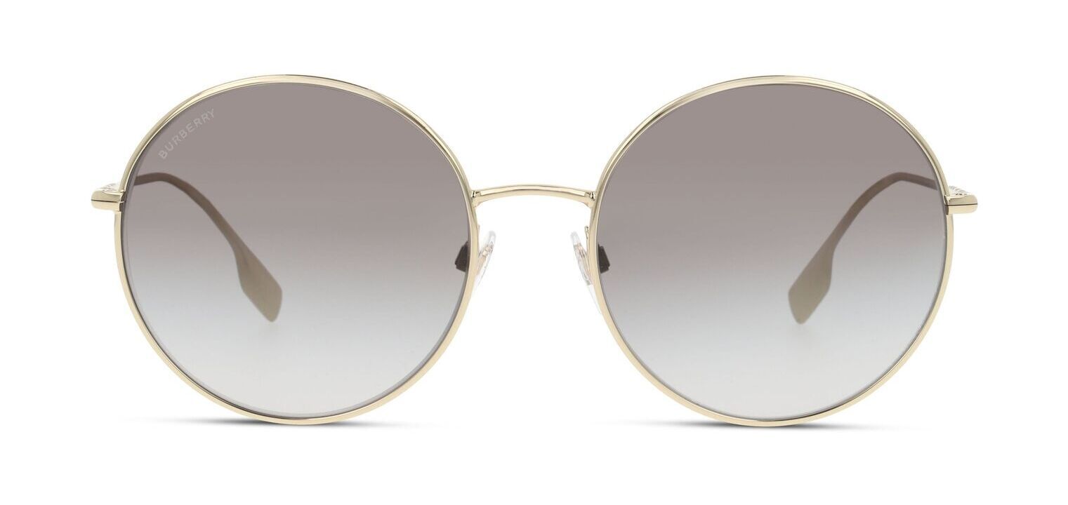 Burberry Round Sunglasses 0BE3132 Gold for Woman