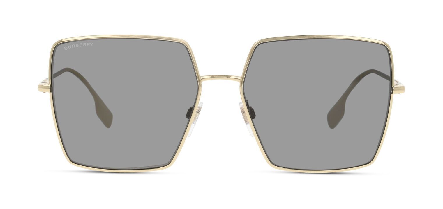 Burberry Rechteckig Sonnenbrillen 0BE3133 Gold für Dame