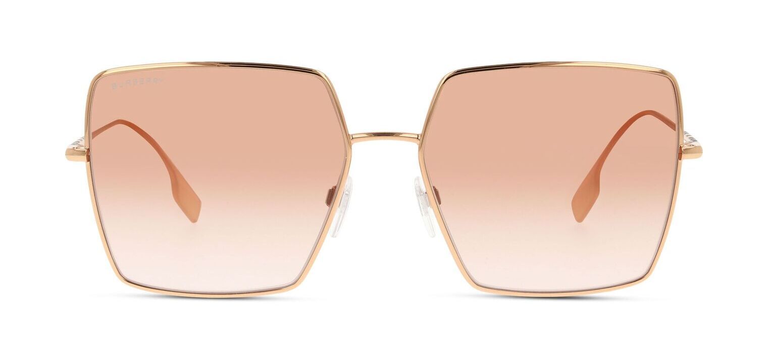 Burberry Rechteckig Sonnenbrillen 0BE3133 Rosa für Dame