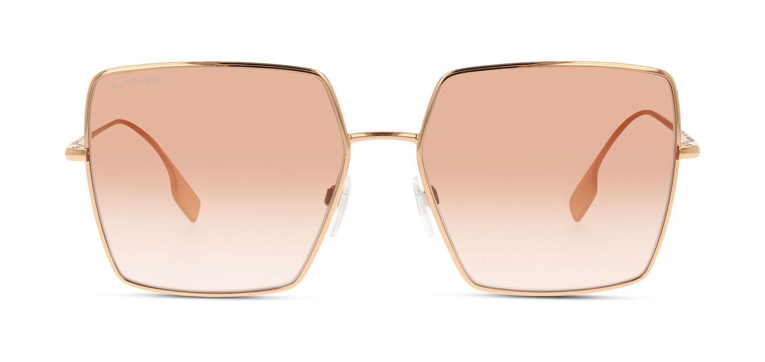 Burberry Rechteckig Sonnenbrillen 0BE3133 Rosa für Damen