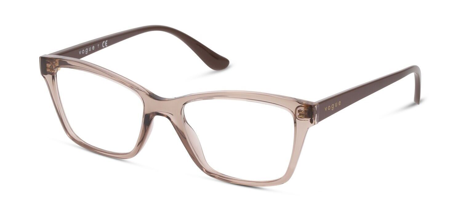 Lunettes de vue Vogue Carre 0VO5420 Marron pour Femme Visilab