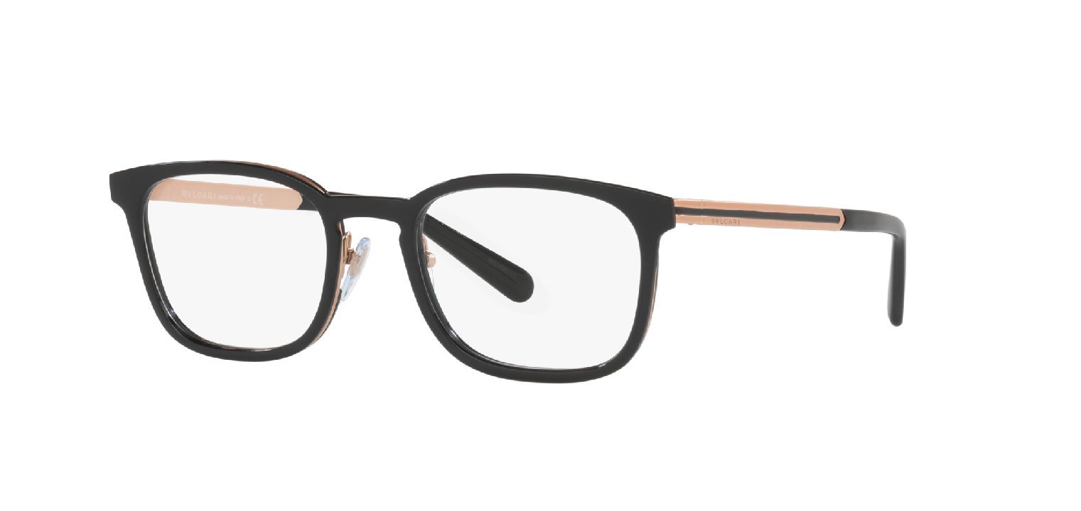 Bvlgari Oval Brillen 0BV1117 Schwarz für Herr