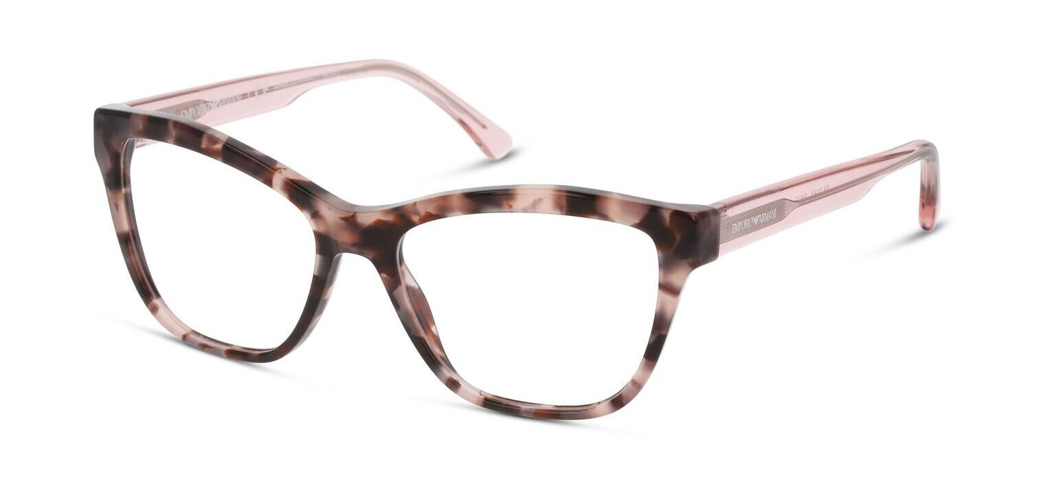 Lunettes de vue Emporio Armani Papillon 0EA3193 Havana pour Femme