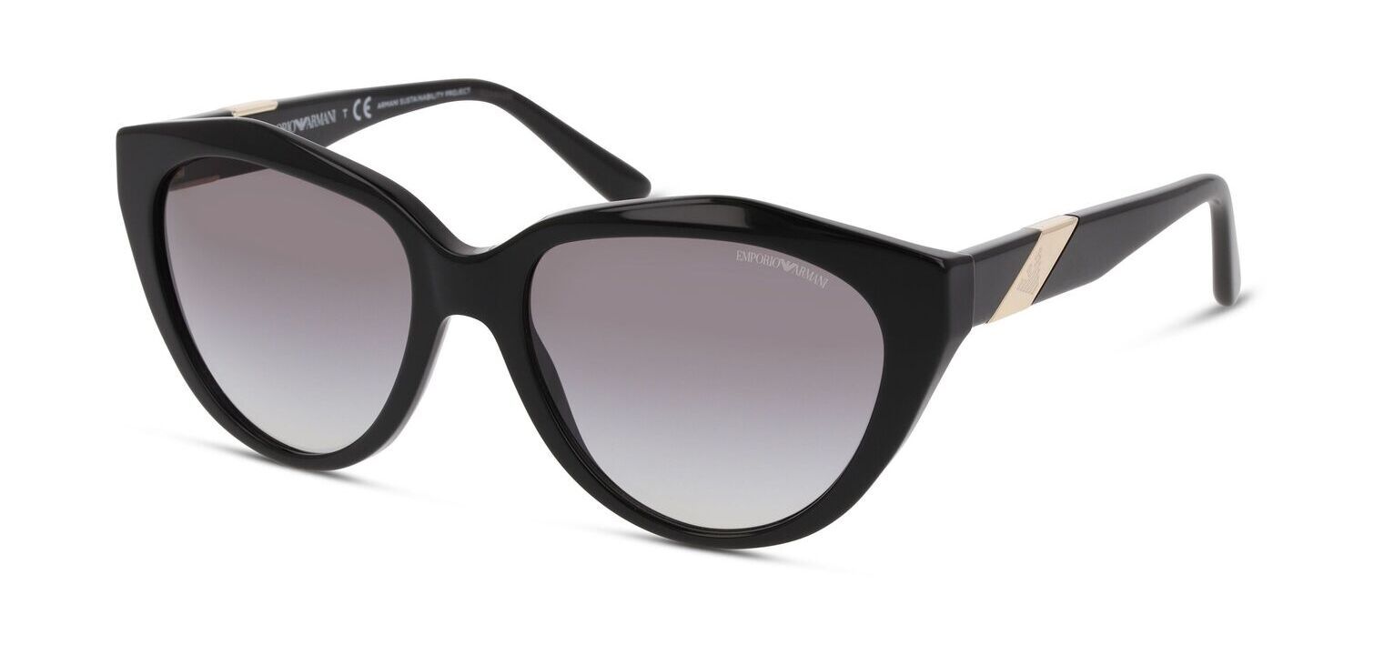 Emporio Armani Schmetterling Sonnenbrillen 0EA4178 Schwarz für Damen