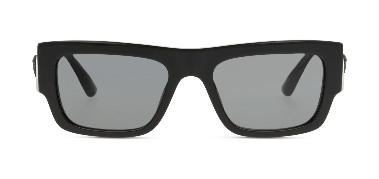 Versace Rectangle Sunglasses 0VE4416U Black for Man