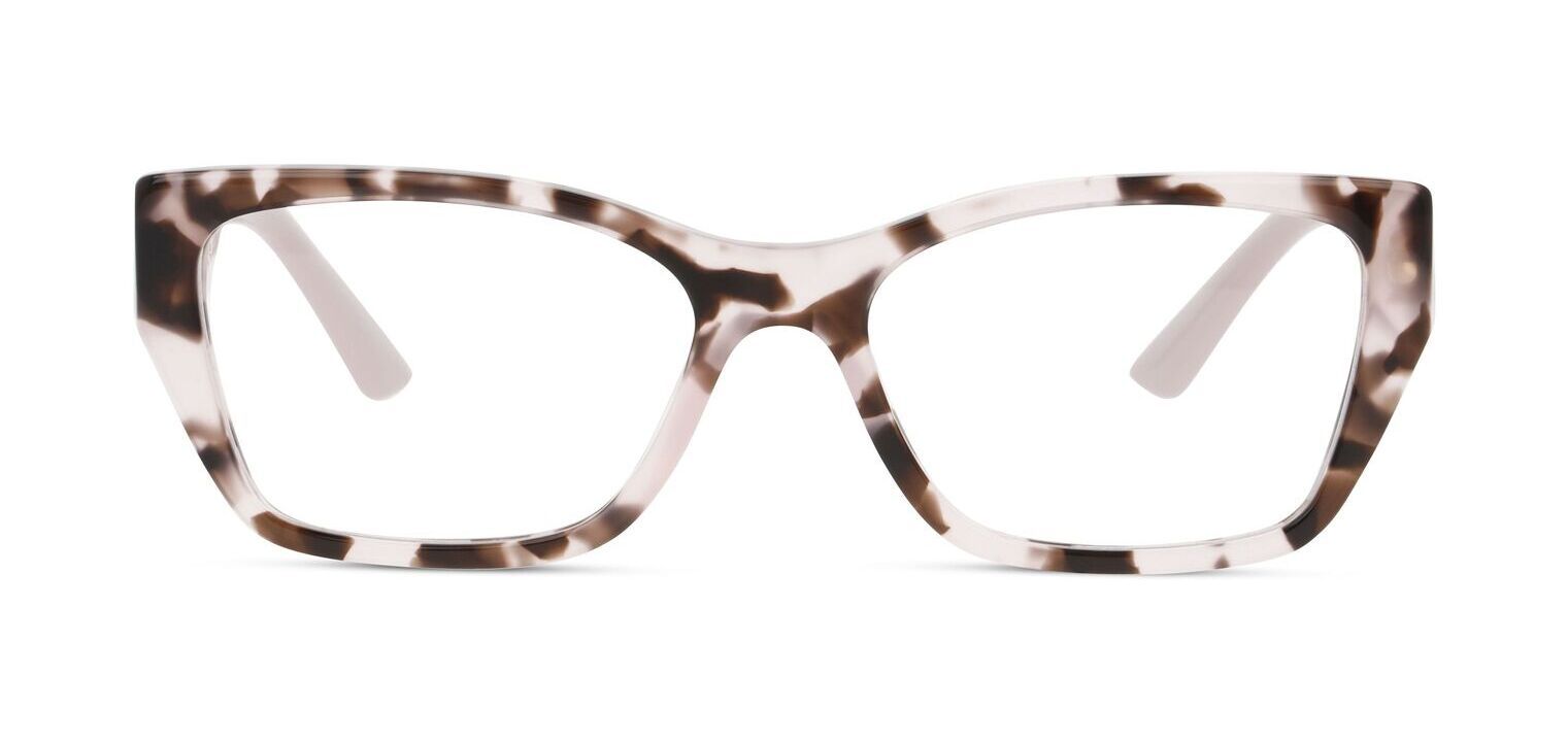 Prada Rechteckig Brillen 0PR 11YV Rosa für Damen