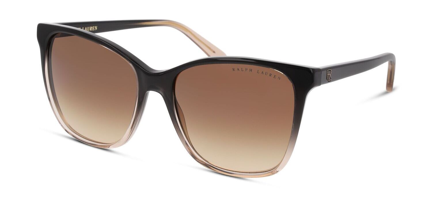 Lunettes de soleil Ralph Lauren Rectangle 0RL8201 Marron pour Femme Visilab