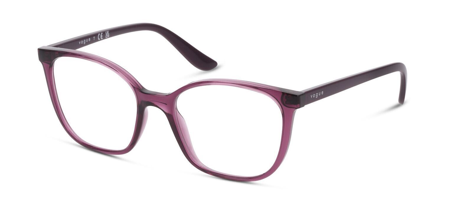 Vogue Rectangle Eyeglasses 0VO5356 Purple for Woman