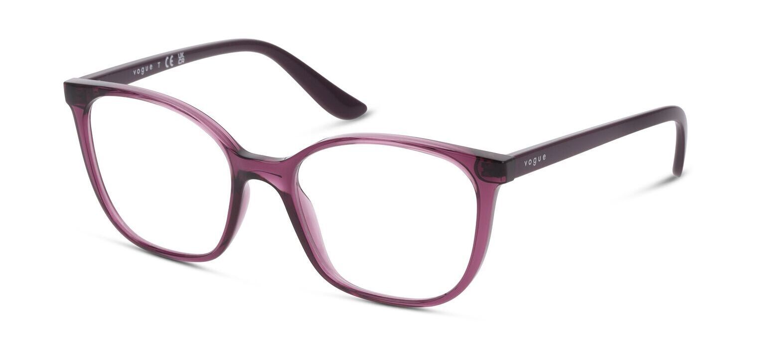 Lunettes de vue Vogue Rectangle 0VO5356 Violet pour Femme